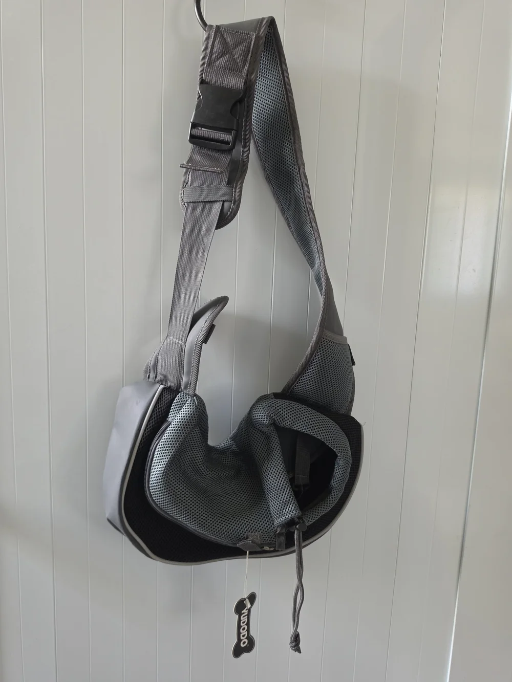 Gray Mesh Sling Bag for Men - Lightweight Everyday Carry